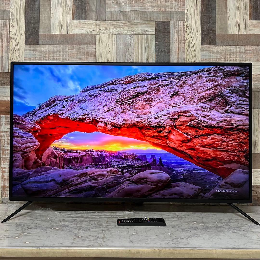 即日受渡❣️全国送料込ティーズネット50型液晶テレビ裏番組録画省エネ薄型