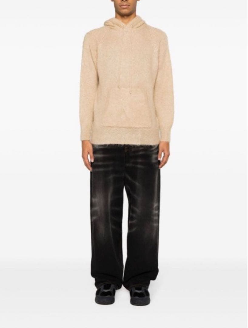 [Auralee] モヘアウールブレンドパーカー4 AURALEE[オーラリー] 23AW Alpaca Wool Leno Cloth P/O Parka