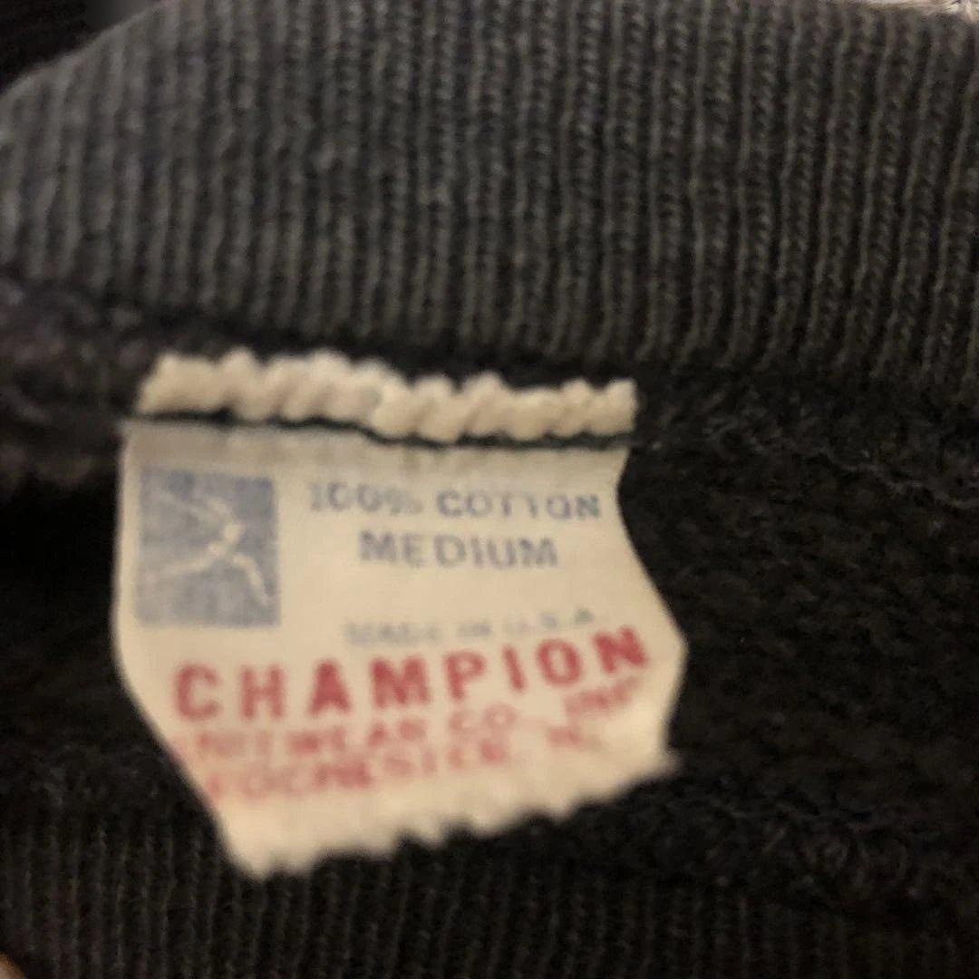 ほ*ん様 Champion 1960sブラックショートスリーブ スウェット M - メルカリ