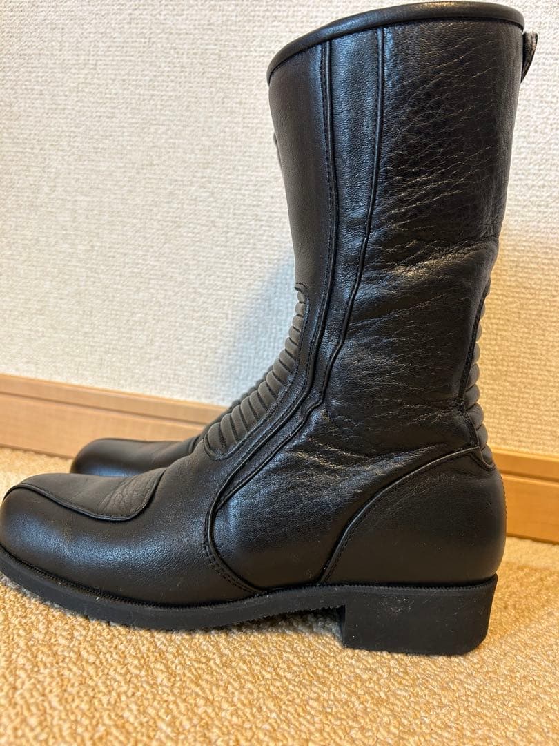 KADOYA カドヤ　レザーバイクブーツ　黒　23.5cm