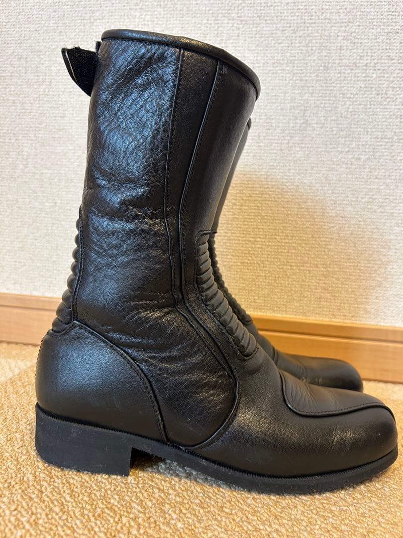 KADOYA カドヤ　レザーバイクブーツ　黒　23.5cm