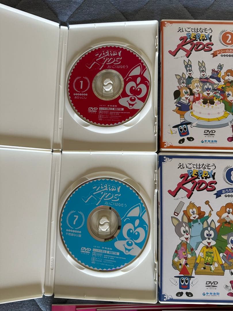 ペッピーキッズDVD、CD、テキスト - メルカリ
