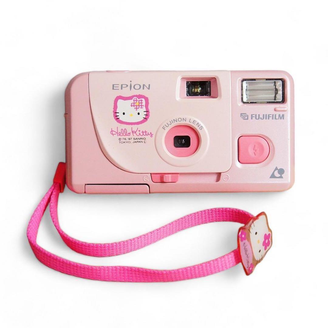 希少】富士フィルム ハローキティ フィルムカメラ 美品 最新キティ