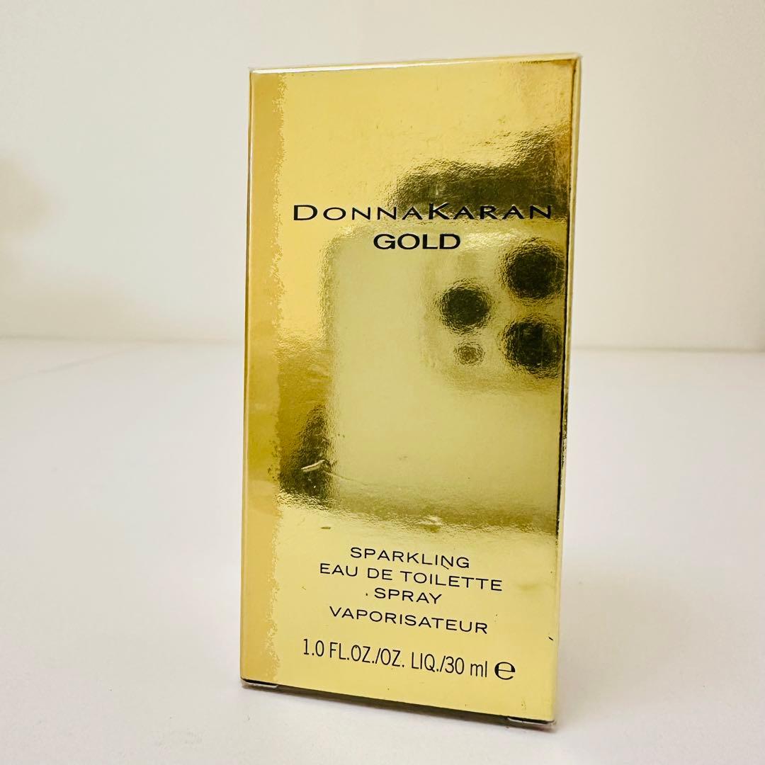 新品未使用未開封 ダナキャラン ゴールド スパークリング オードトワレ 30ml スパークリングワイン 金箔入り ブルーナン ゴールドエディション