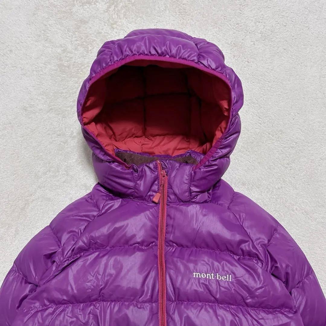 y2k 短丈 mont-bell down jacket パープル 収納袋付き! - メルカリ