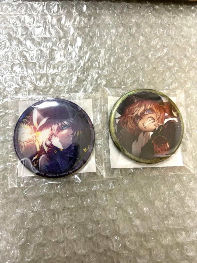 幼女戦記 くじ引き堂 S賞 キャラファイングラフ 缶バッジ 2個 ターニャ