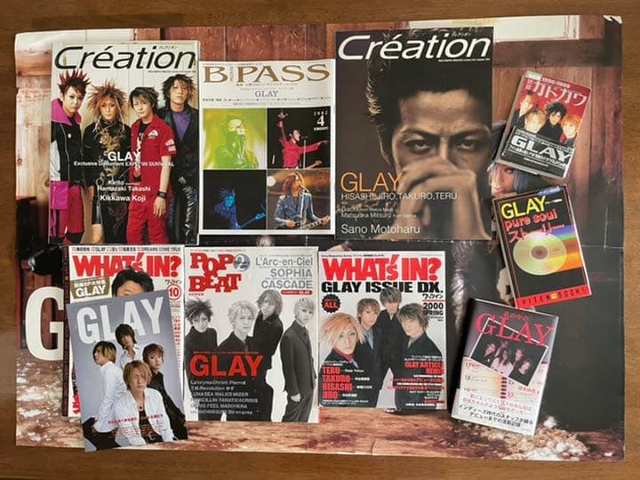 【いろいろてんこ盛り～】GLAY　グレイ　にまつわる ”モノ” たち　(^^♪