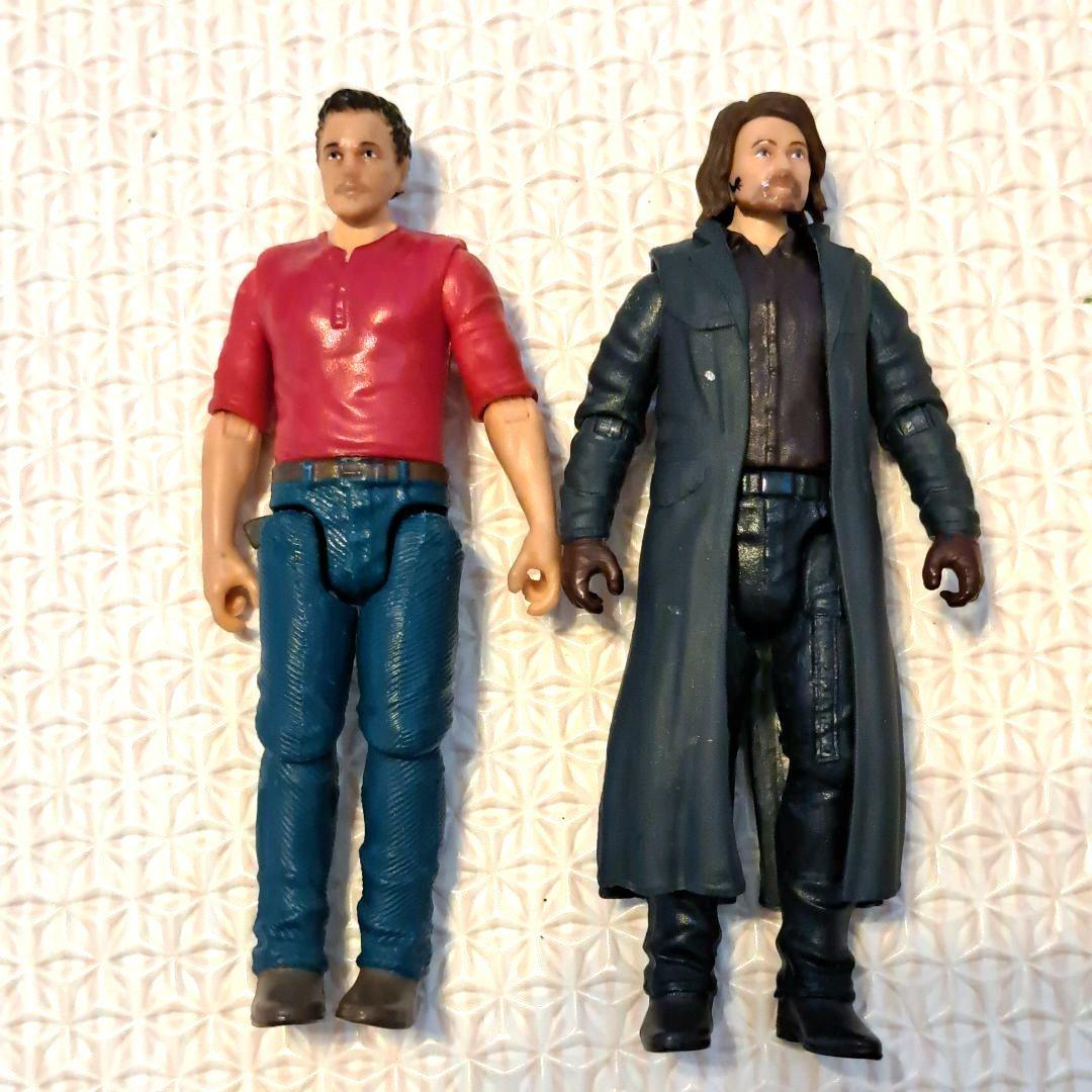 ジュラシックワールド　オーウェン　レイン　デラコート　アクション　フィギュア 人気のダメージフィギュアセット! ジュラシックワールド ダメージ