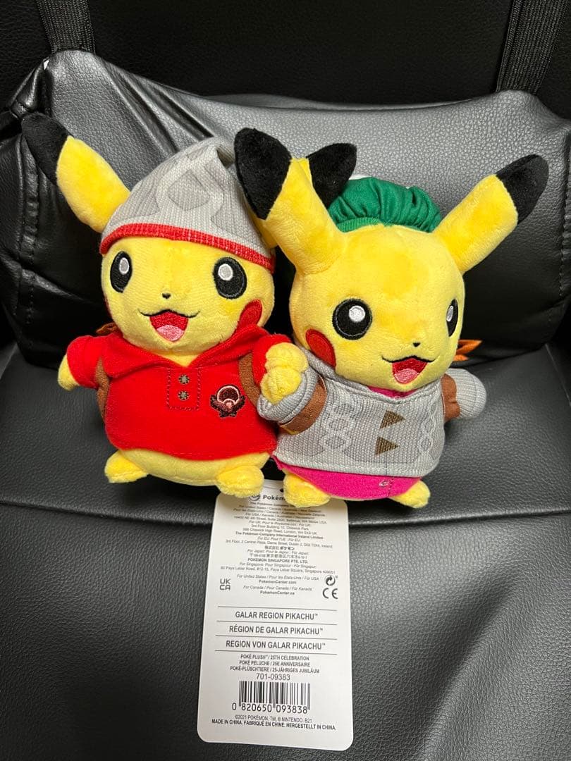 海外ポケモンセンター限定 ピカチュウ ぬいぐるみ ペアセット ガラル