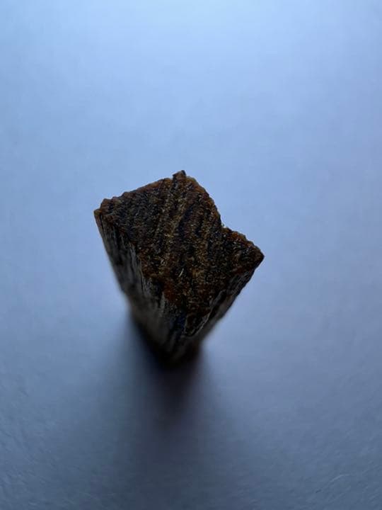 古渡命銘木 後水尾院勅銘　伽羅　【追風】0.218g 香木/お香/沈香/伽羅