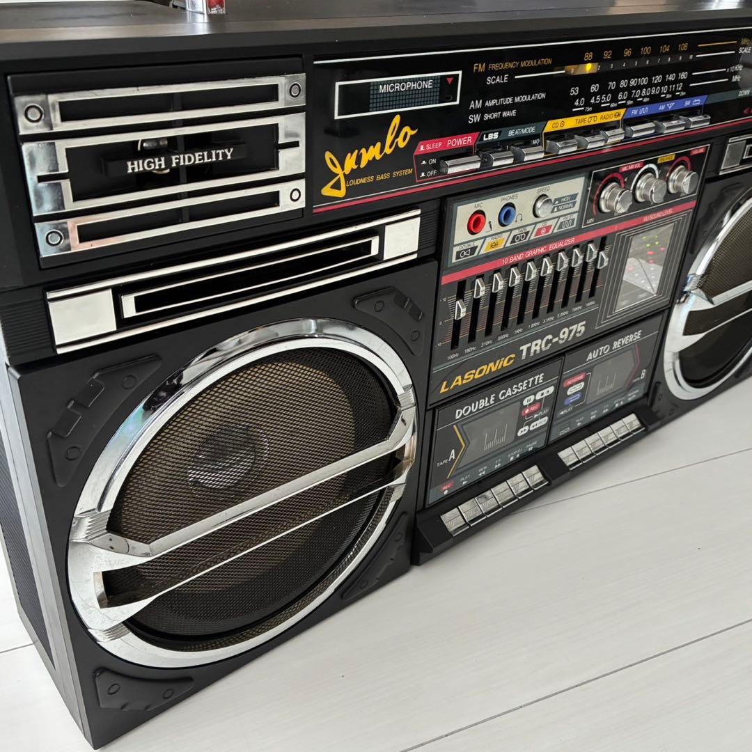 当時物 LASONIC[ラソニック] TRC-975 ラジカセ - メルカリ