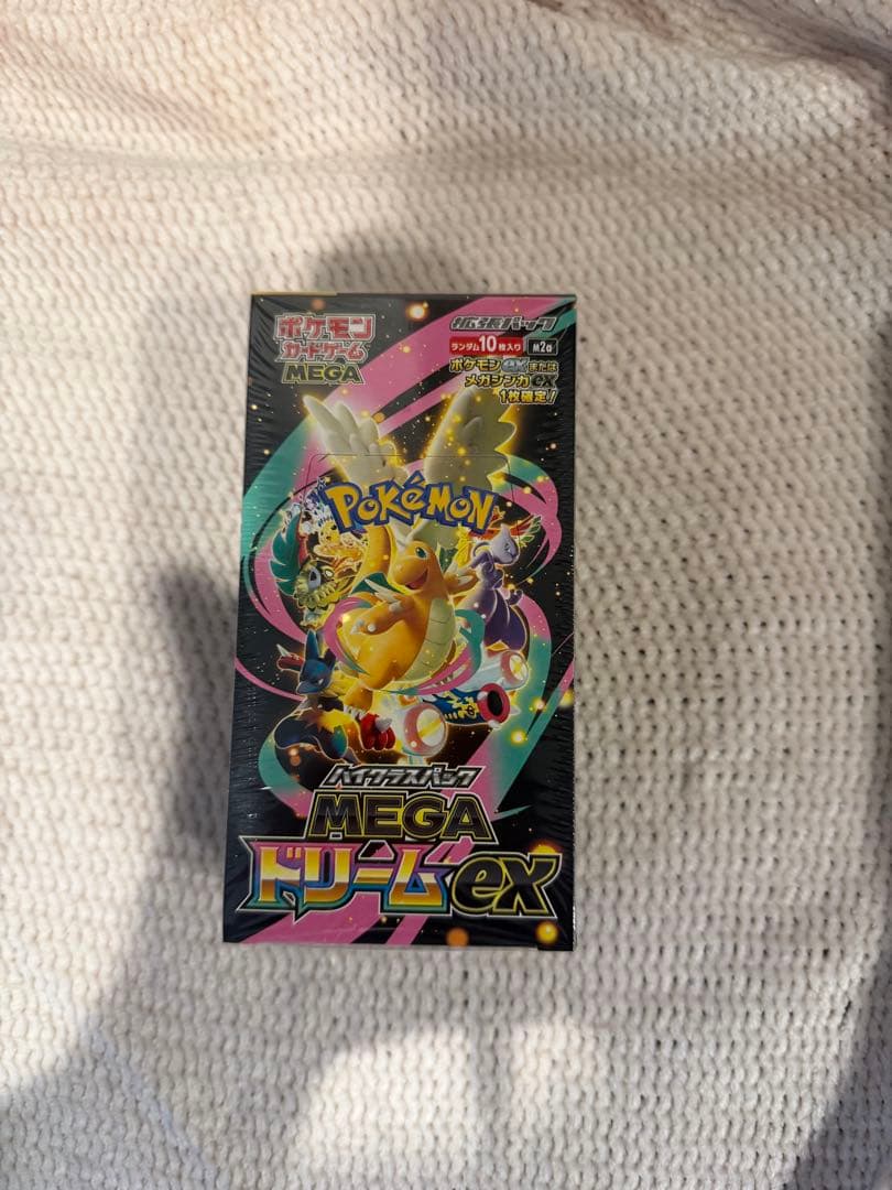 シュリンク付き】ポケモンカードゲーム MEGAドリームex 1box