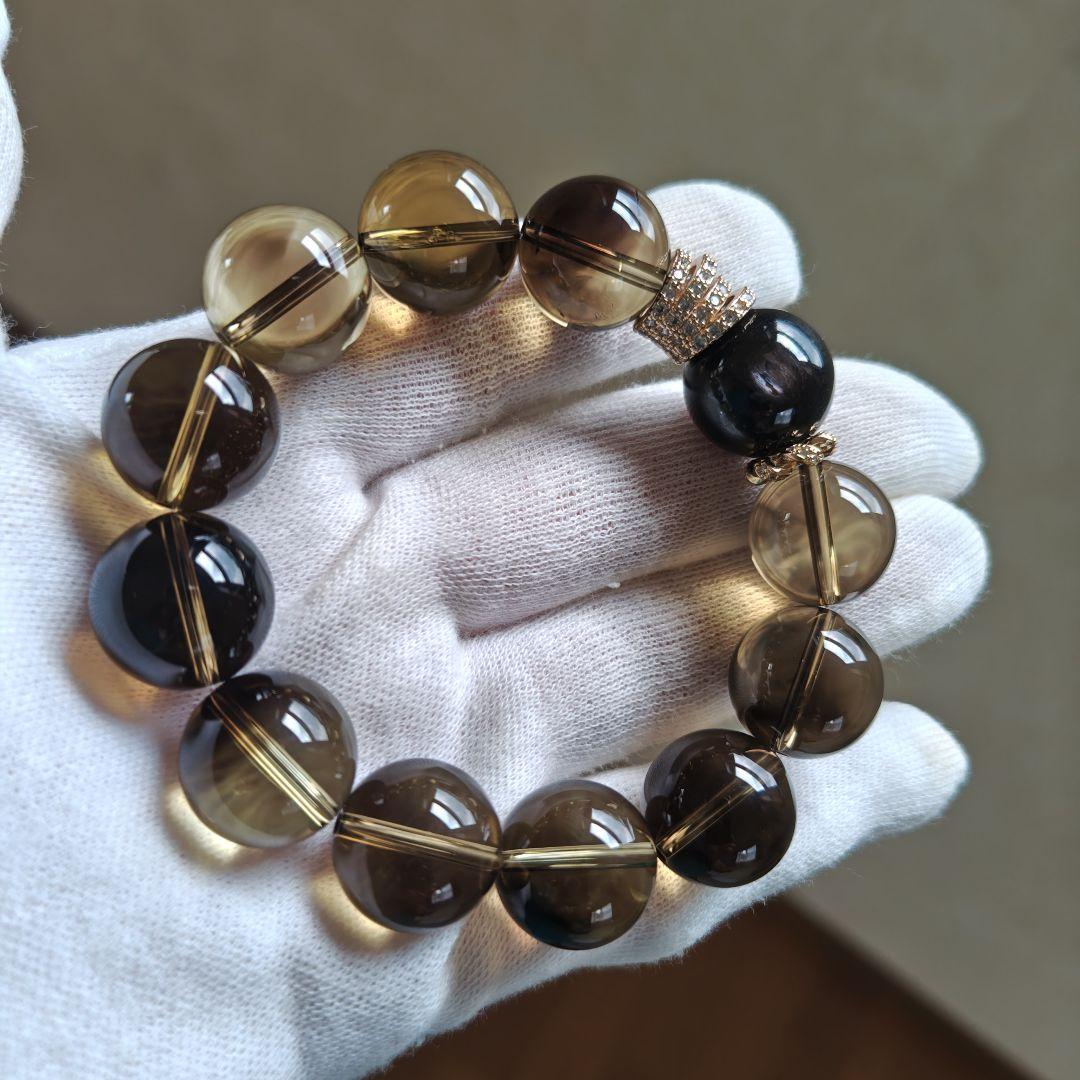 おまとめ専用です♡新作♡非加熱、非照射スモーキーシトリン、極みハイパーシーン