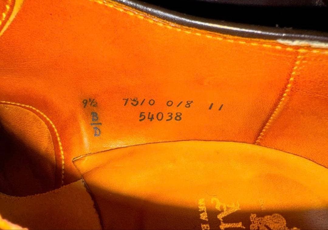 使用数回　極美品 Alden 54038 CORDOVAN No.8 9.5D