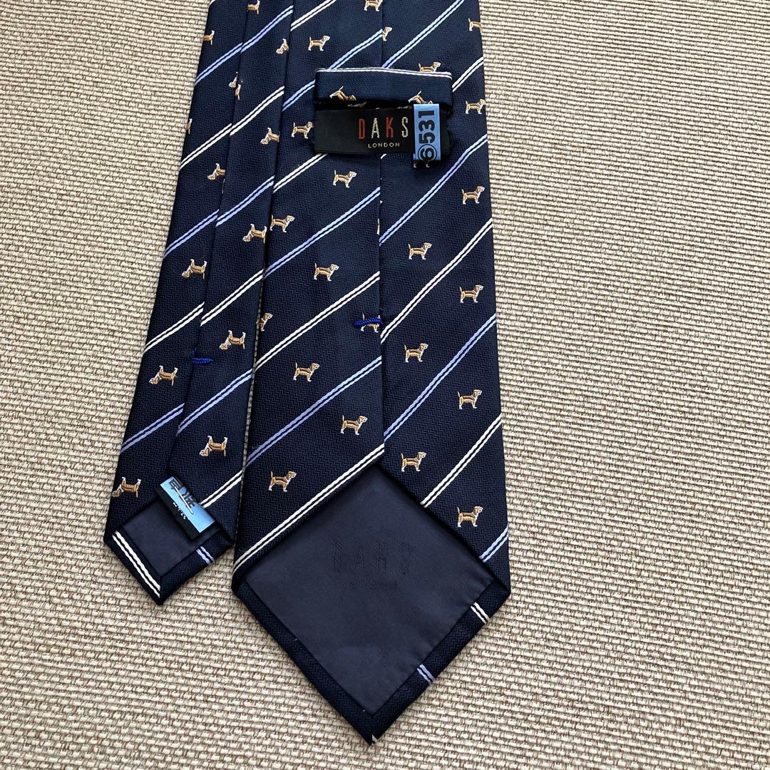 DAKS ダックス ネクタイ DOG 犬柄 - メルカリ