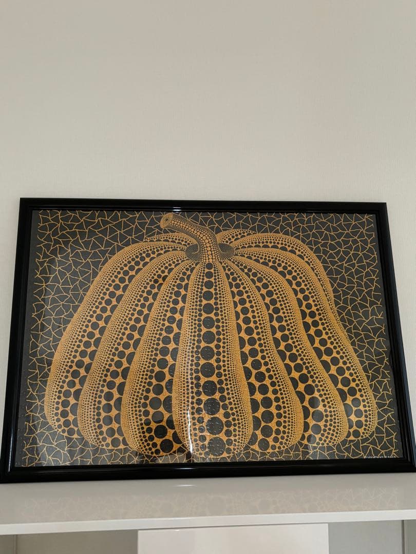 【完成品】草間彌生　額縁付き　パズル1000ピース 完成品】草間彌生 額縁付き パズル1000ピース - メルカリ