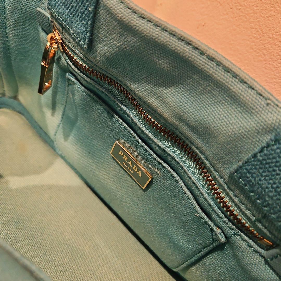 tomo 様専用です PRADA カナパSサイズ ターコイズ - メルカリ