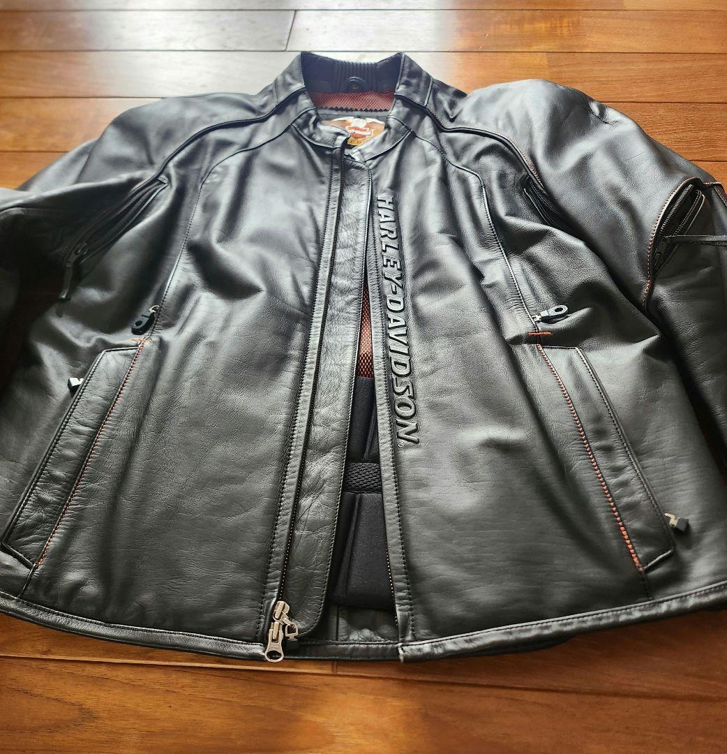 Harley-Davidson レザージャケット ブラック - メルカリ