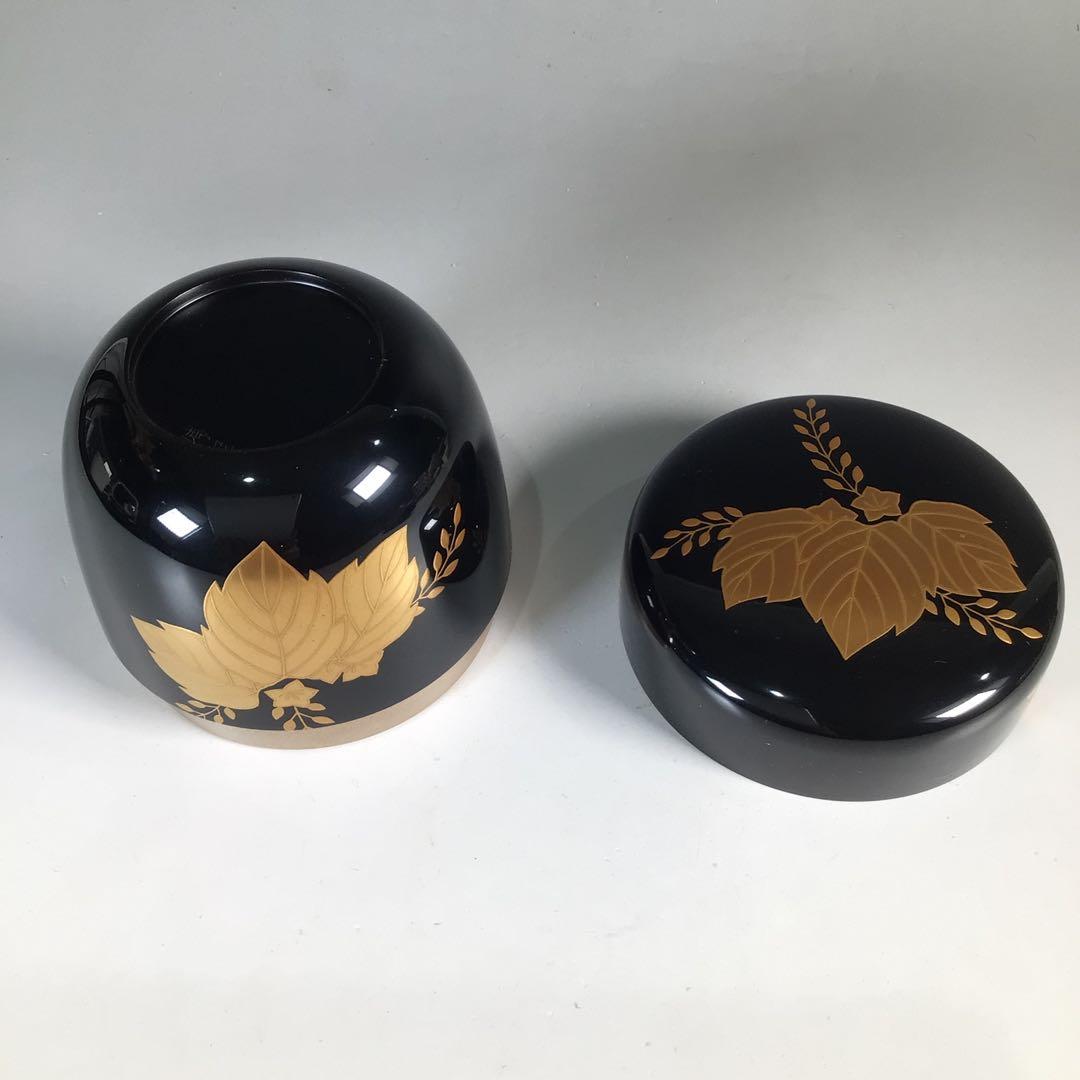 N576 棗 『関口輔聖作』『久田宗也 尋牛斎 極箱』『桐蒔絵』『大棗