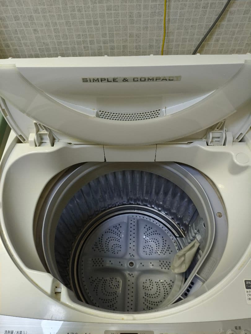 引取り限定　シャープ　ES-GE7B　全自動洗濯機　7.0kg　USED品