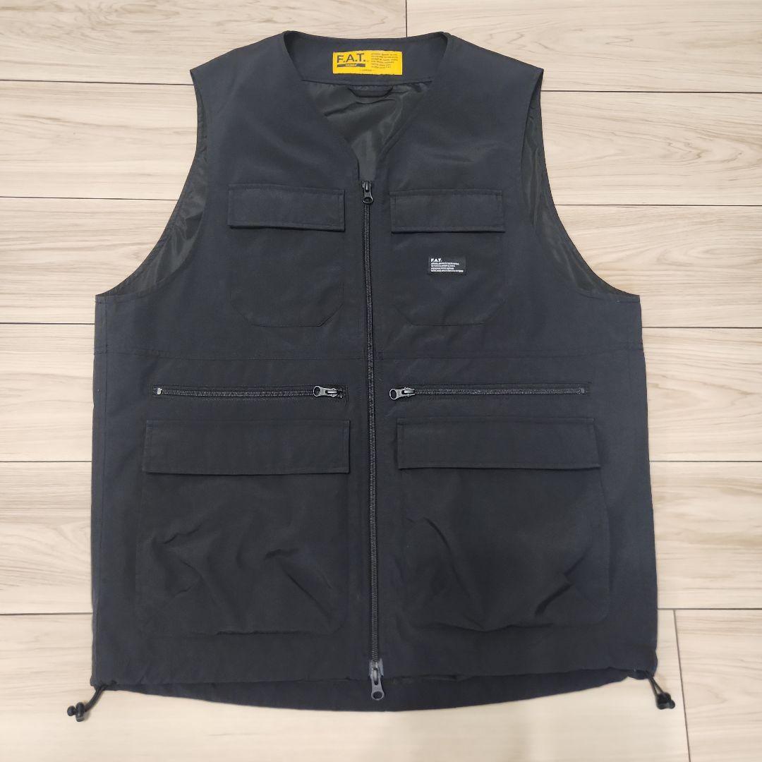 FAT　エフエーティー　ベスト　値下げ中 FAT SALE セール エフエーティー ベスト FAT MICROLINER メンズ ジップ