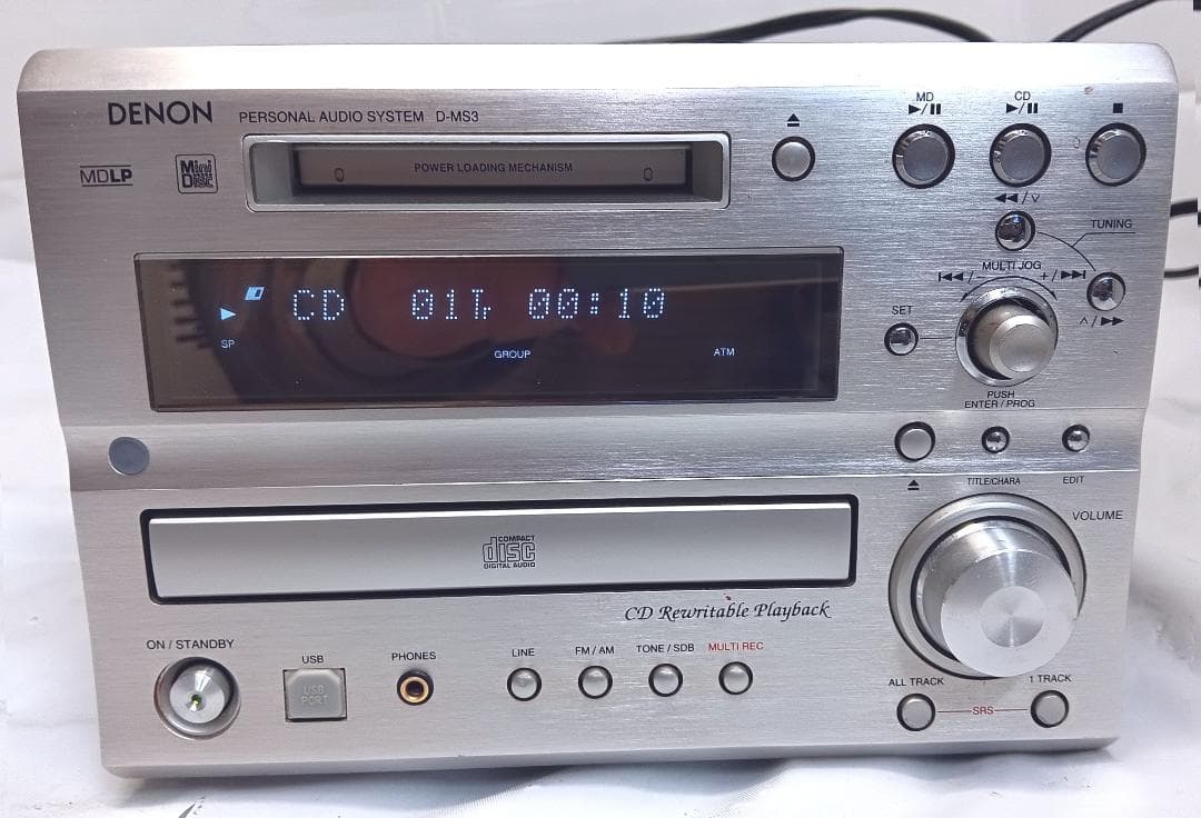 ○○DENON MD/CDミニコンポ本体部（D-MS3）動作良好品○○ - メルカリ