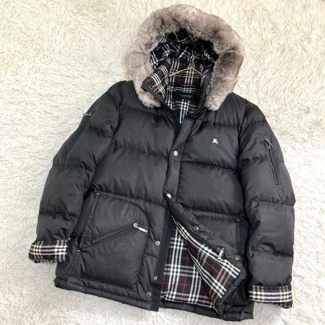 17430✨Y2K バーバリーブラックレーベル 3way ファーダウンジャケット 17430✨Y2K バーバリーブラックレーベル 3way ファーダウンジャケット