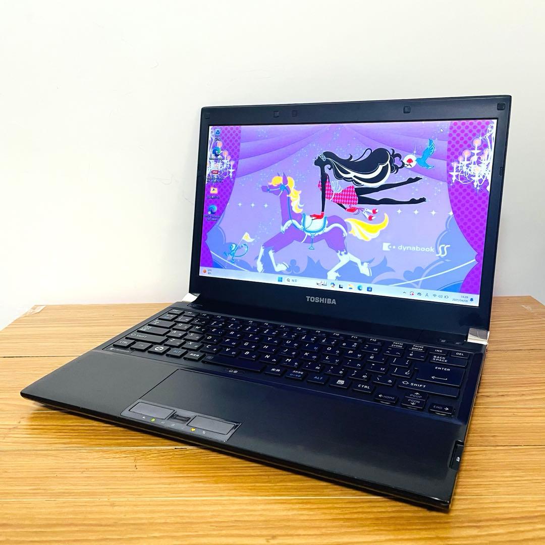 東芝ブラックi5 SSDノートパソコンWindows11オフィス TOSHIBA（東芝） DynaBook Core-i5 メモリ 8GB SSD 256GB