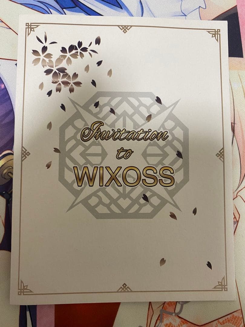 ウィクロス 花見 サシェ＆ミュウ(台紙付き) 中国語版 大・お花見大会