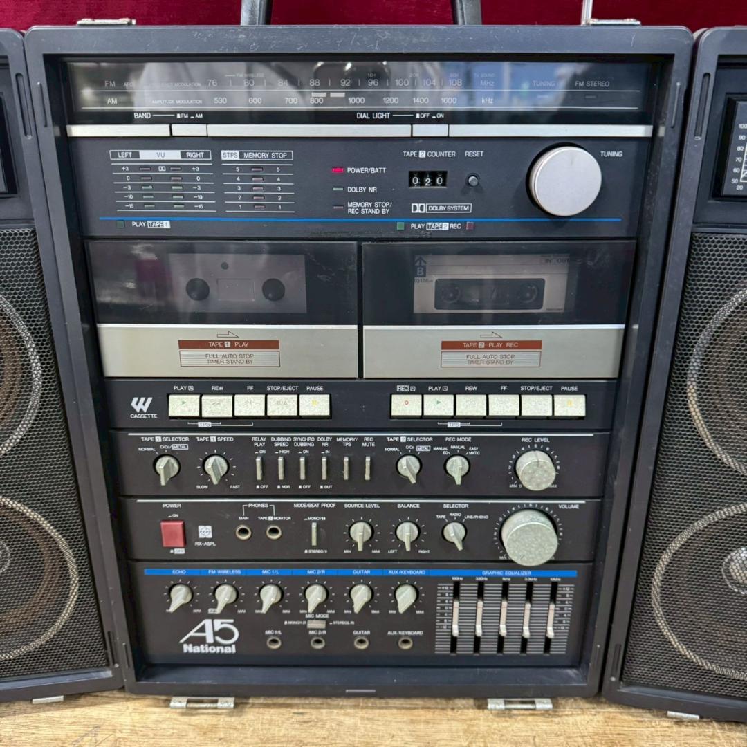 T◇ National ナショナル RX-A5PL 大型ステレオラジカセ - メルカリ