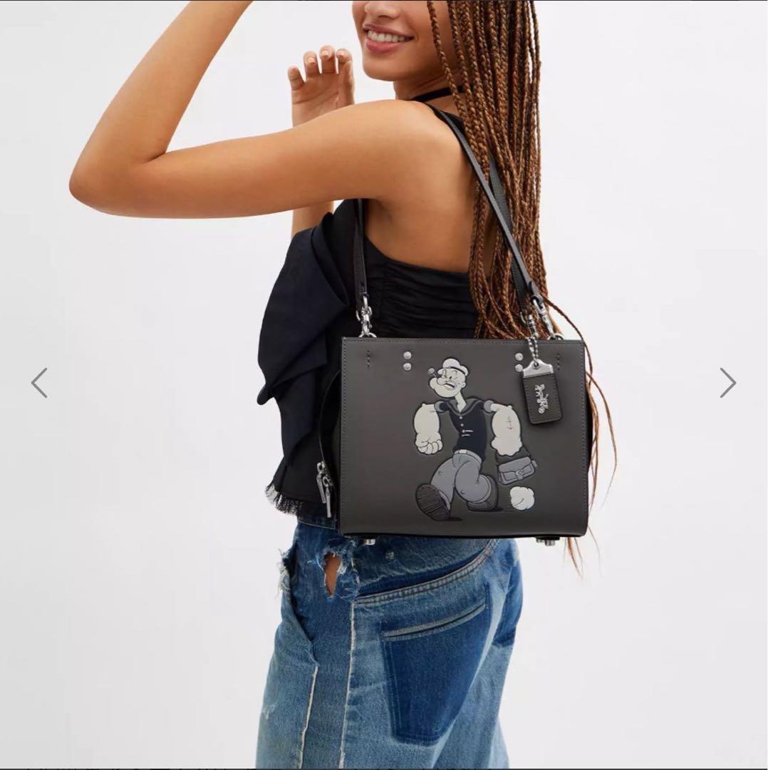 新品本物】COACHコーチローグ25ハンドバッグPOPEYEポパイ3way - メルカリ