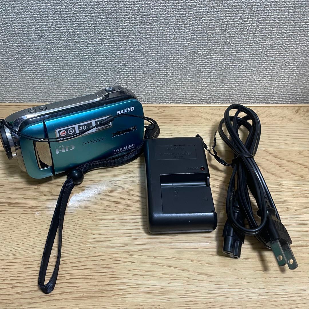 DMX-GH1 SANYO ビデオカメラ　Xacti Amazon | SANYO デジタルムービーカメラ Xacti GH1 ブルー DMX-GH1(L