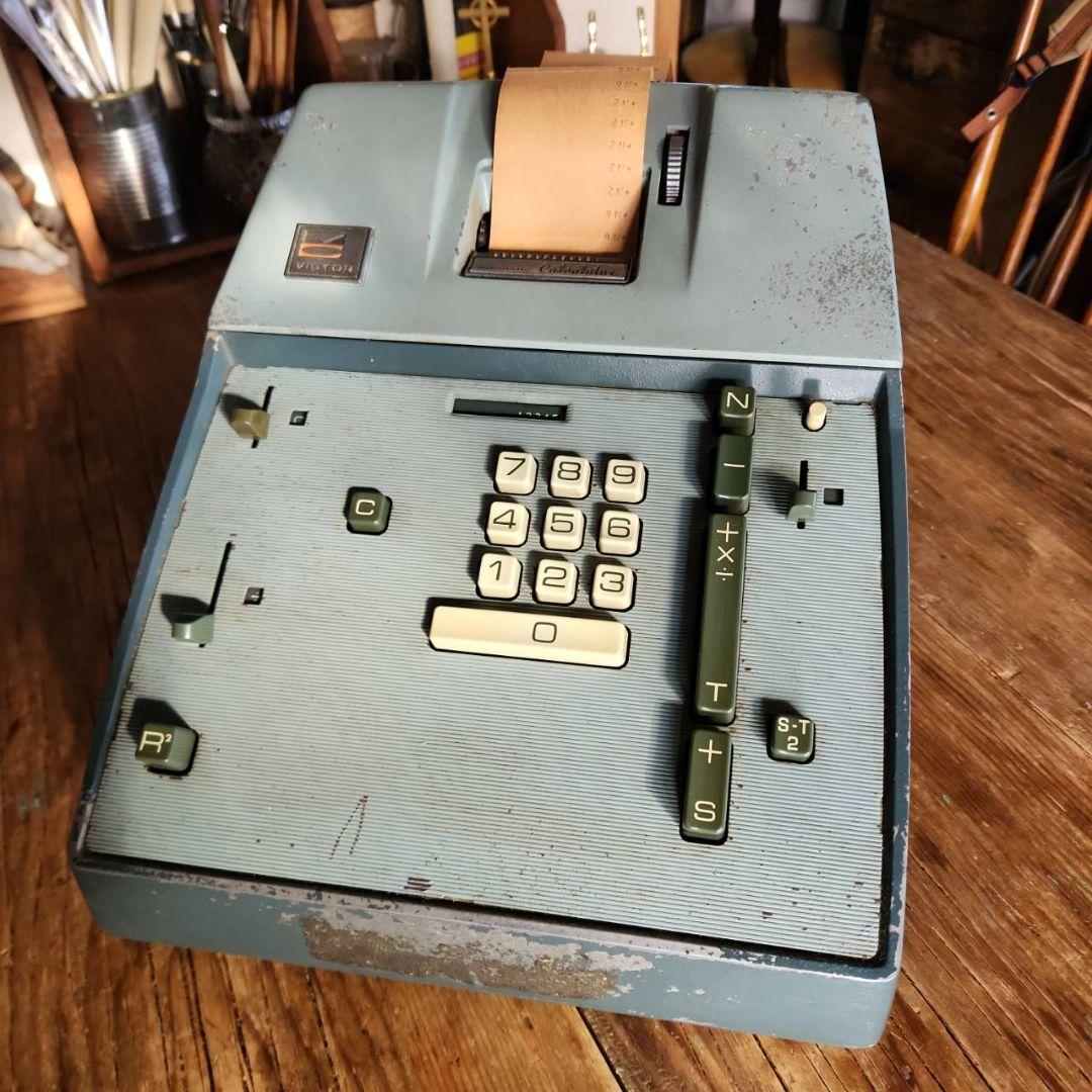 ＶＩＣＴＯＲ ヴィンテージ 計算機 ６０'Ｓ アメリカ Antique Victor Adding Machine With Subtraction And Repeat Works