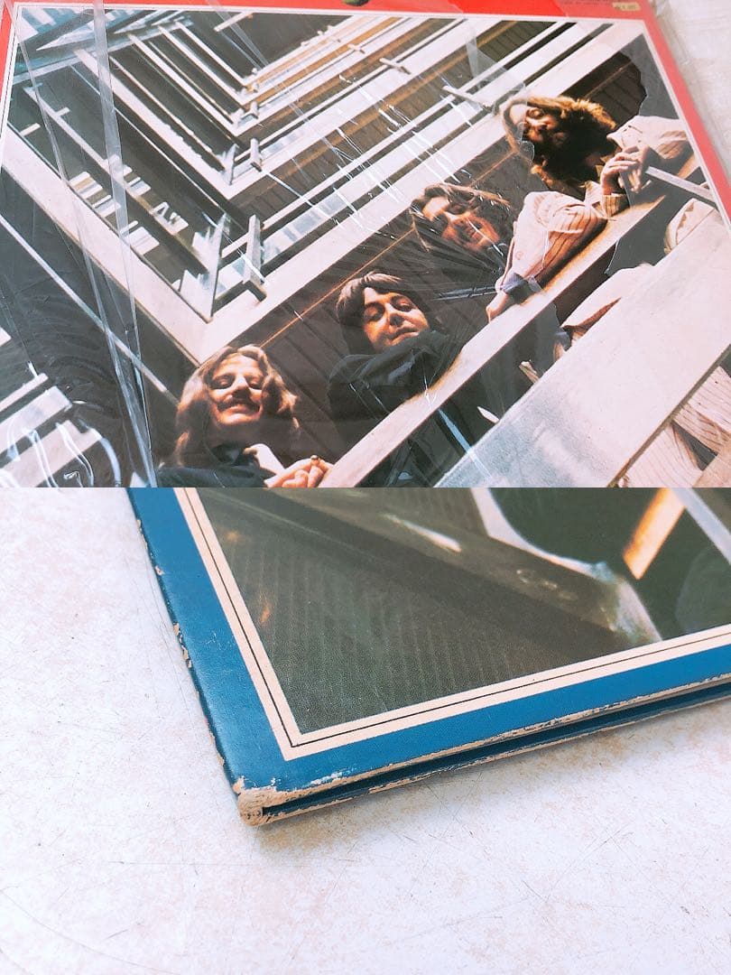 ザ・ビートルズ 赤盤 青盤 2点セット レコード ビンテージ レトロ 当時