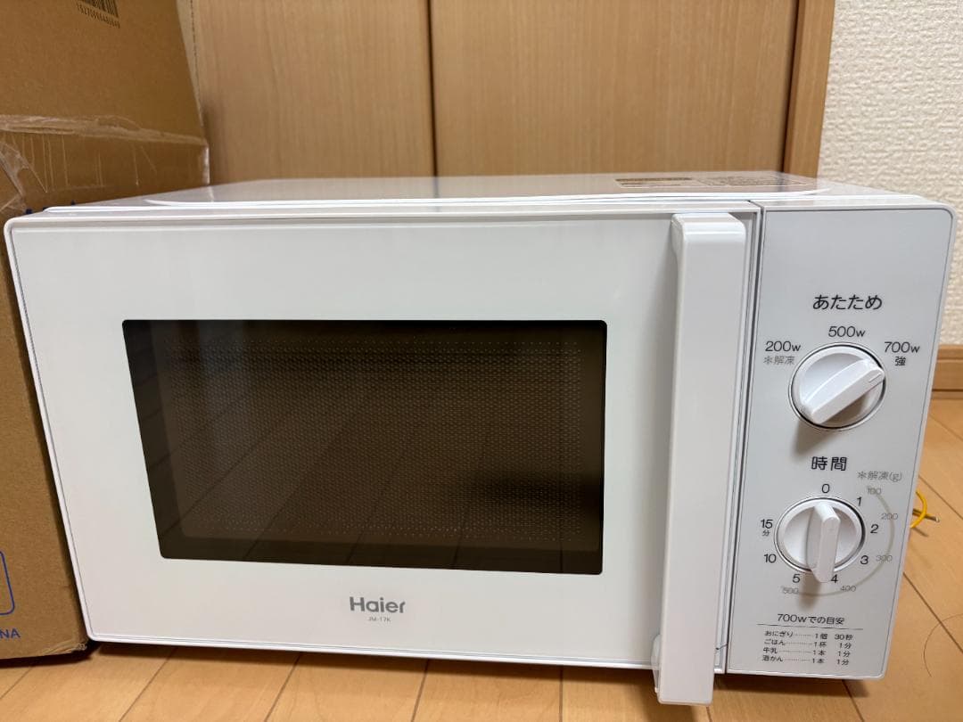 Haier JM-17K-60 単機能電子レンジ ホワイト 60Hz西日本用 - メルカリ