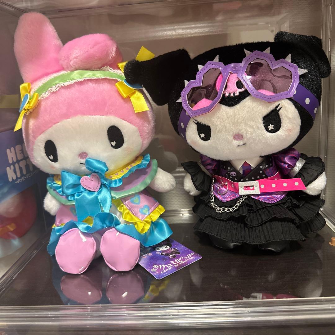 マイメロディとクロミ ぬいぐるみ USJ限定 マイメロディぬいぐるみ(USJのクロミライブグッズ)| キャステル