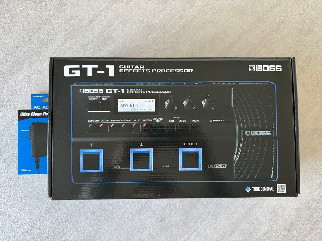 BOSS GT-1 ギターエフェクター + 純正アダプタセット 数量限定 スリーブケースプレゼント♪】 BOSS GT-1 Roland純正