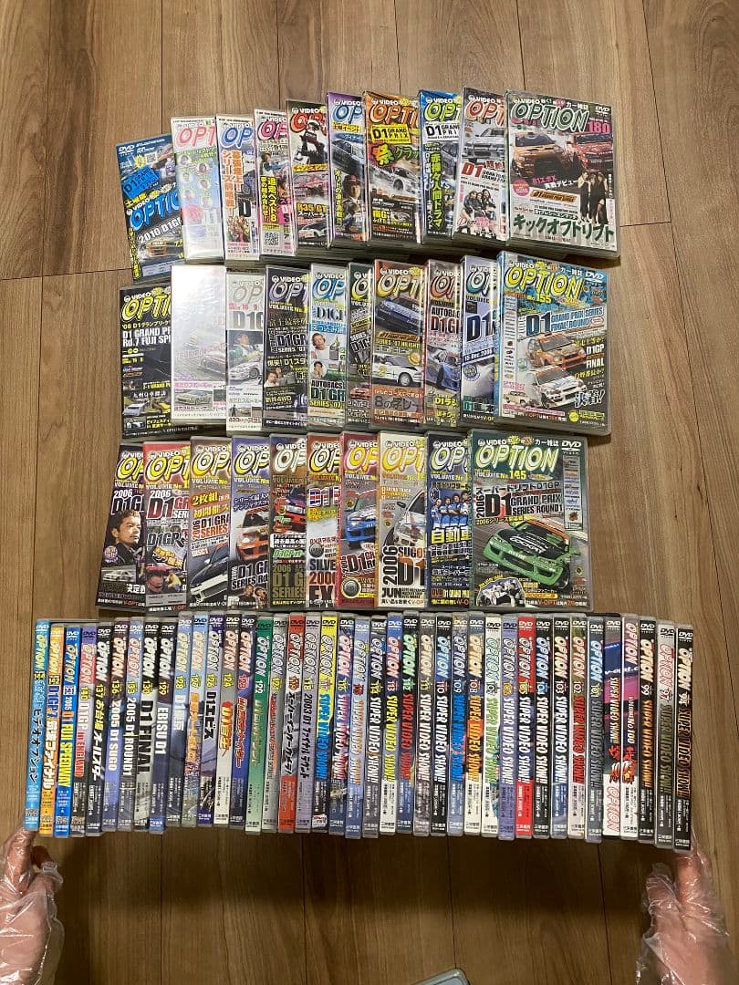 OPTION DVD D1セット まとめ売り 70本 オプション ドリフト 車 - メルカリ