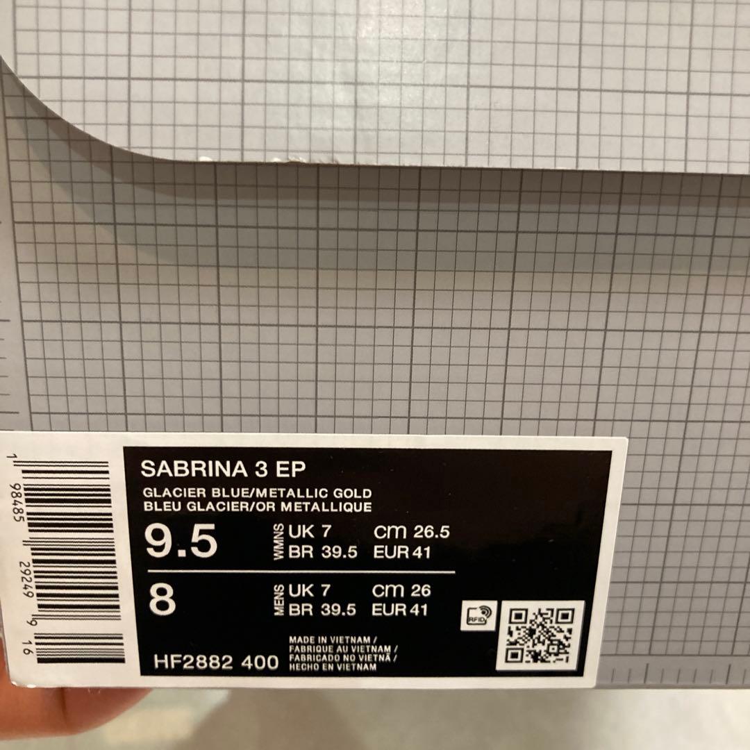 新品未使用　NIKE サブリナ3 EP 26.5cm