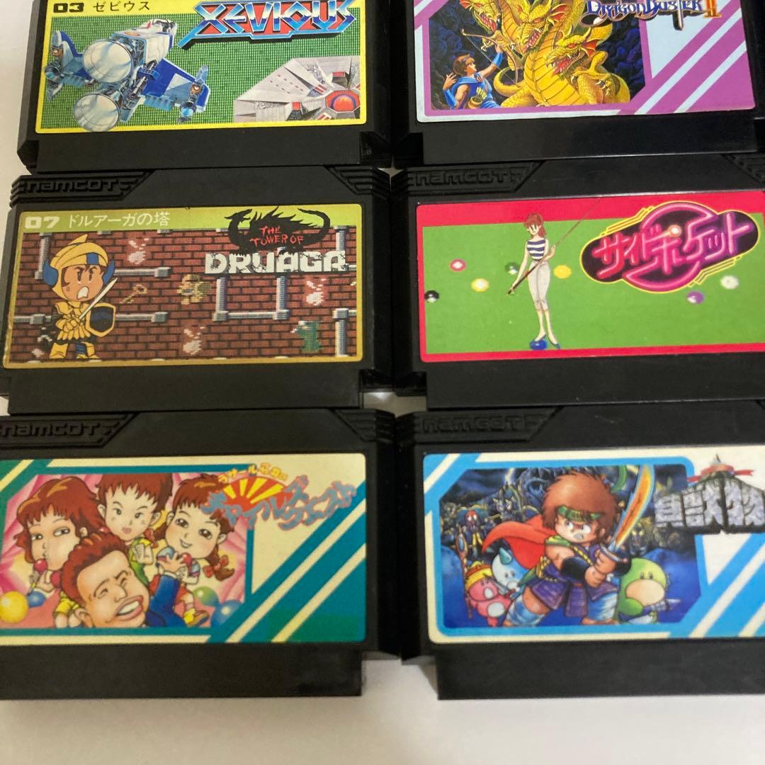 ファミコンソフト ナムコ namCOT カセット10本セット 名作揃い - メルカリ
