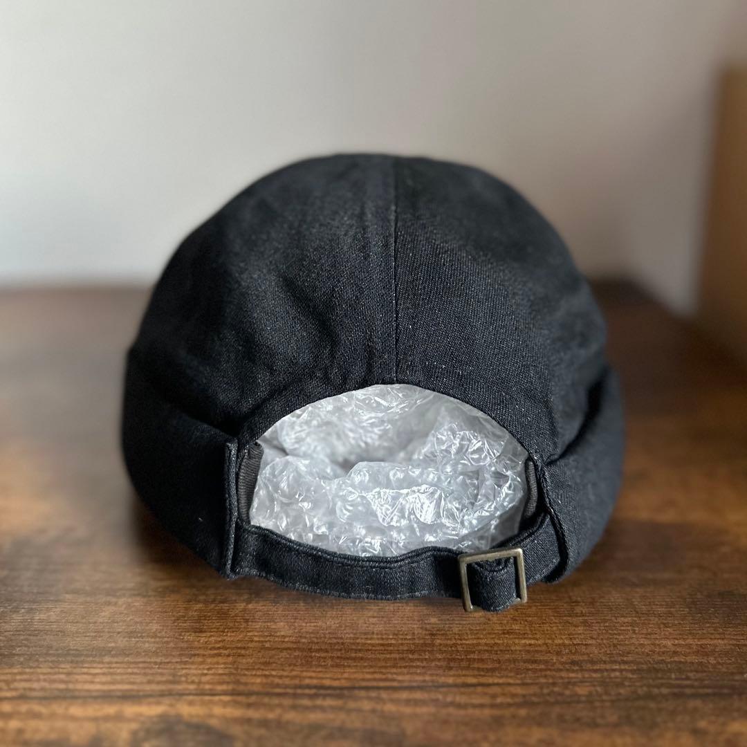 帽子 THE H.W.DOG&CO. denim roll cap Black