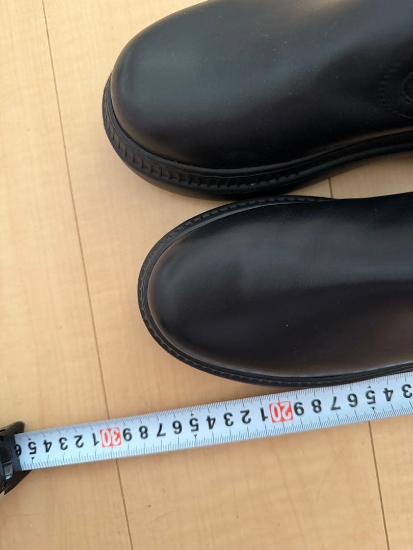 【Fendi】ブラック厚底チェルシーブーツ 23.5cm