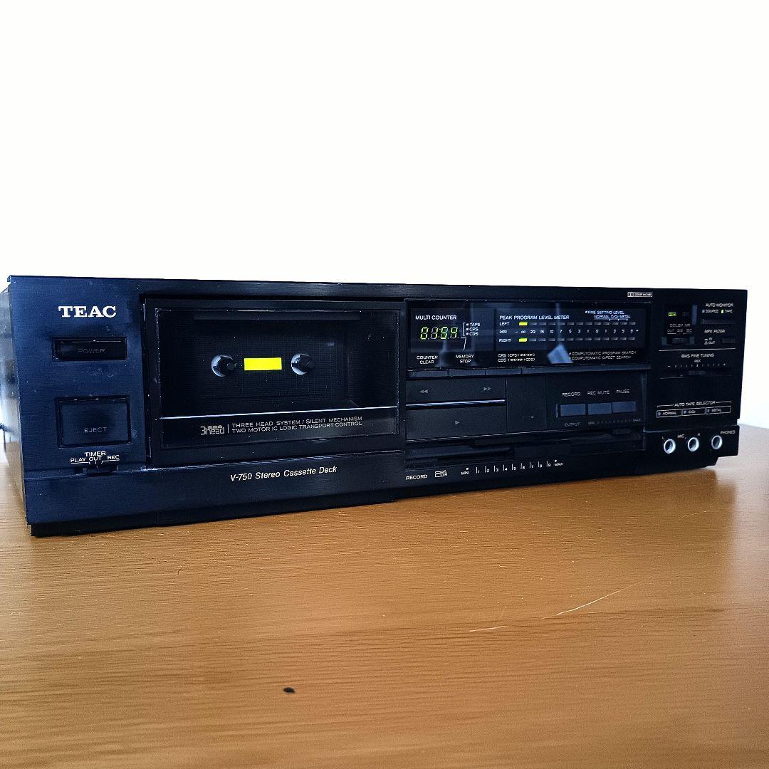 カセットデッキ TEAC V-750 整備、動作品 - メルカリ