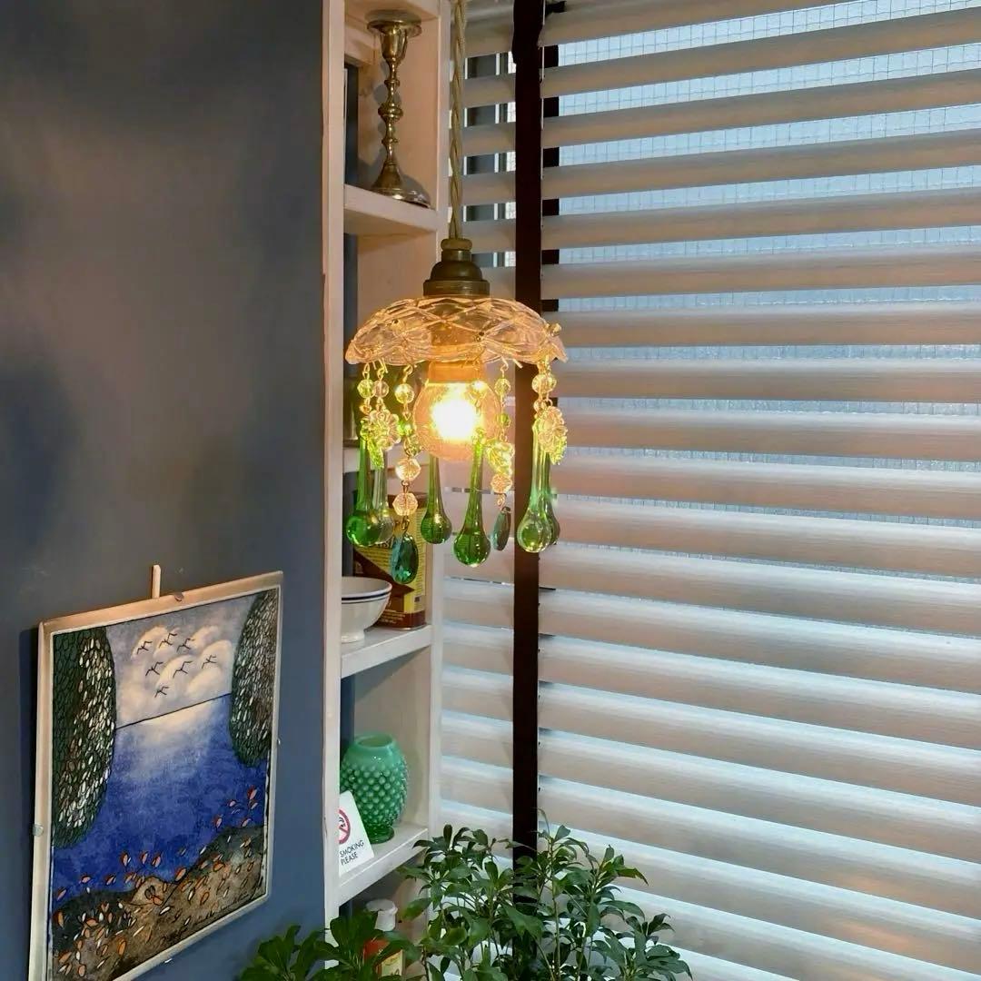 ミニシャンデリア（Forest） 1920年 フランスアンティーク ランプの