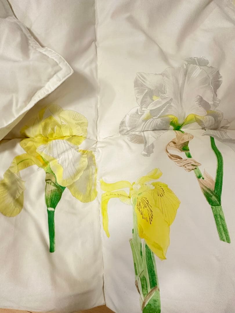 イヴ・デローム（Yves Delorme） 花柄フェザー掛け布団　ベビー イヴ・デローム（Yves Delorme） 花柄フェザー掛け布団 ベビー