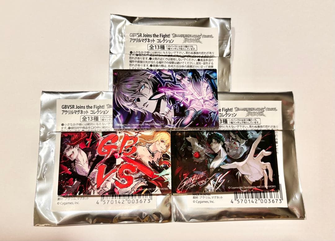 グランブルーファンタジー アクリルマグネット ルシファー ベリアル グランブルーファンタジーヴァーサス -ライジング-』発売1周年を記念