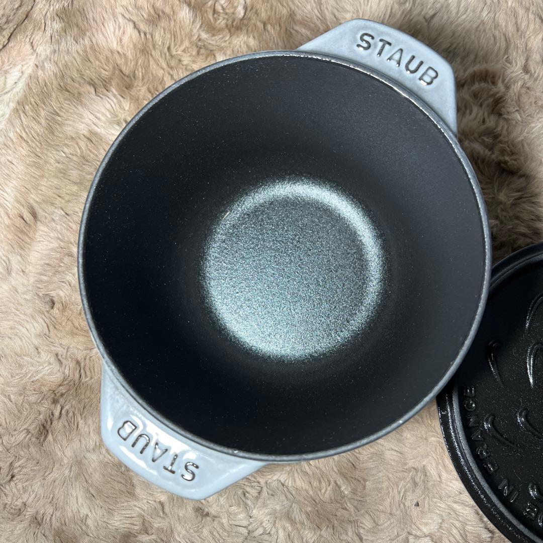 STAUB ラ　ココット de GOHAN M グレー 16cm 1.74L