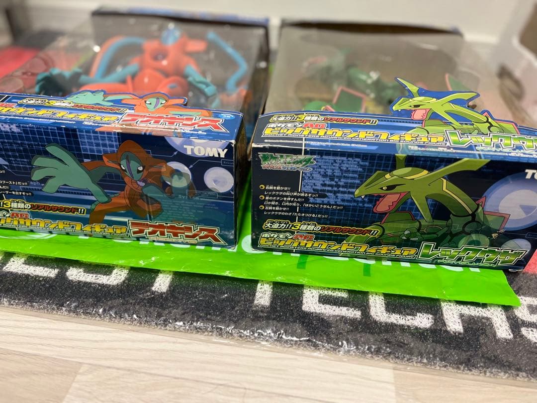 超希少 ポケモンAG ビッグサウンドフィギュア デオキシス、レックウザ2
