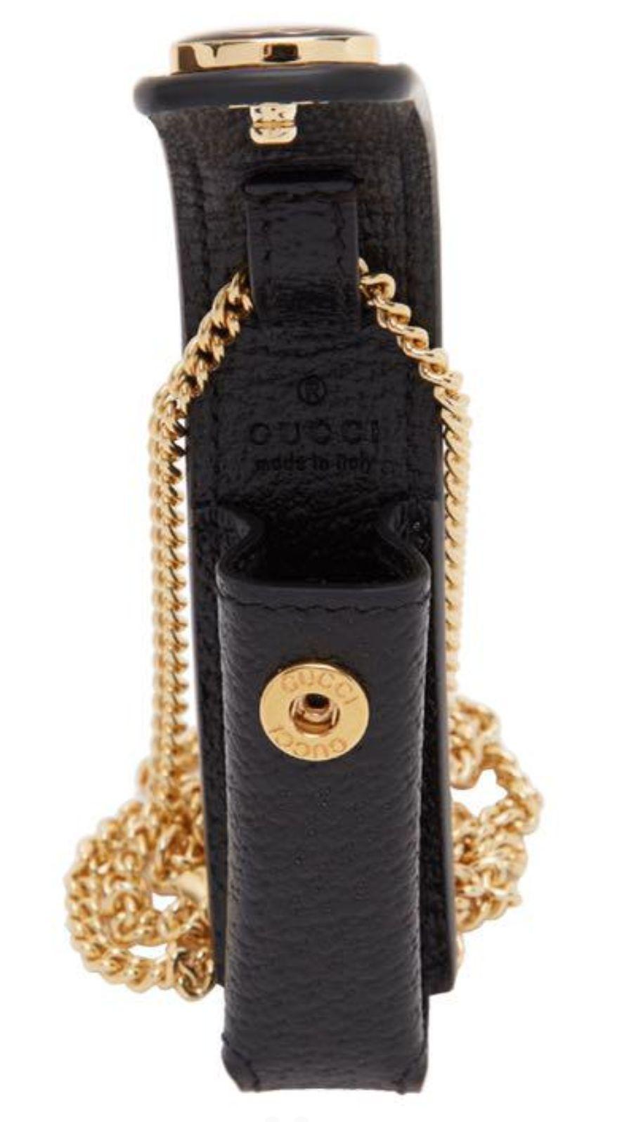 GUCCI レザー リップケース ネックレス - メルカリ