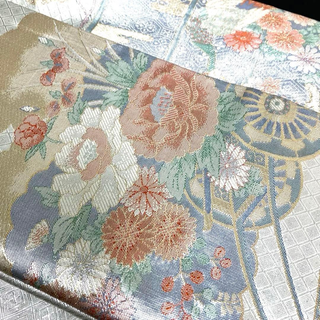 袋帯 ワンタッチ作り帯 マジックテープ 二重太鼓 付け帯【宝珠本佐賀錦